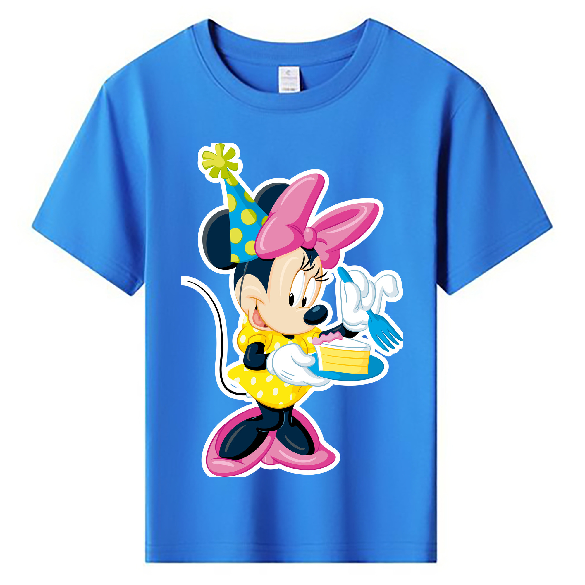 ミッキーマウス Mickey Mouse 綿100％キッズTシャツ（フロントプリント）